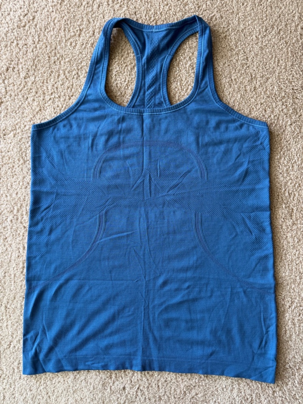 lululemon athletica Blue Racerback Tank Top - Picture 3 of 3
